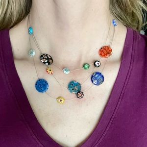 ⭐️HPx2⭐️ Milano Glass Beaded Necklace